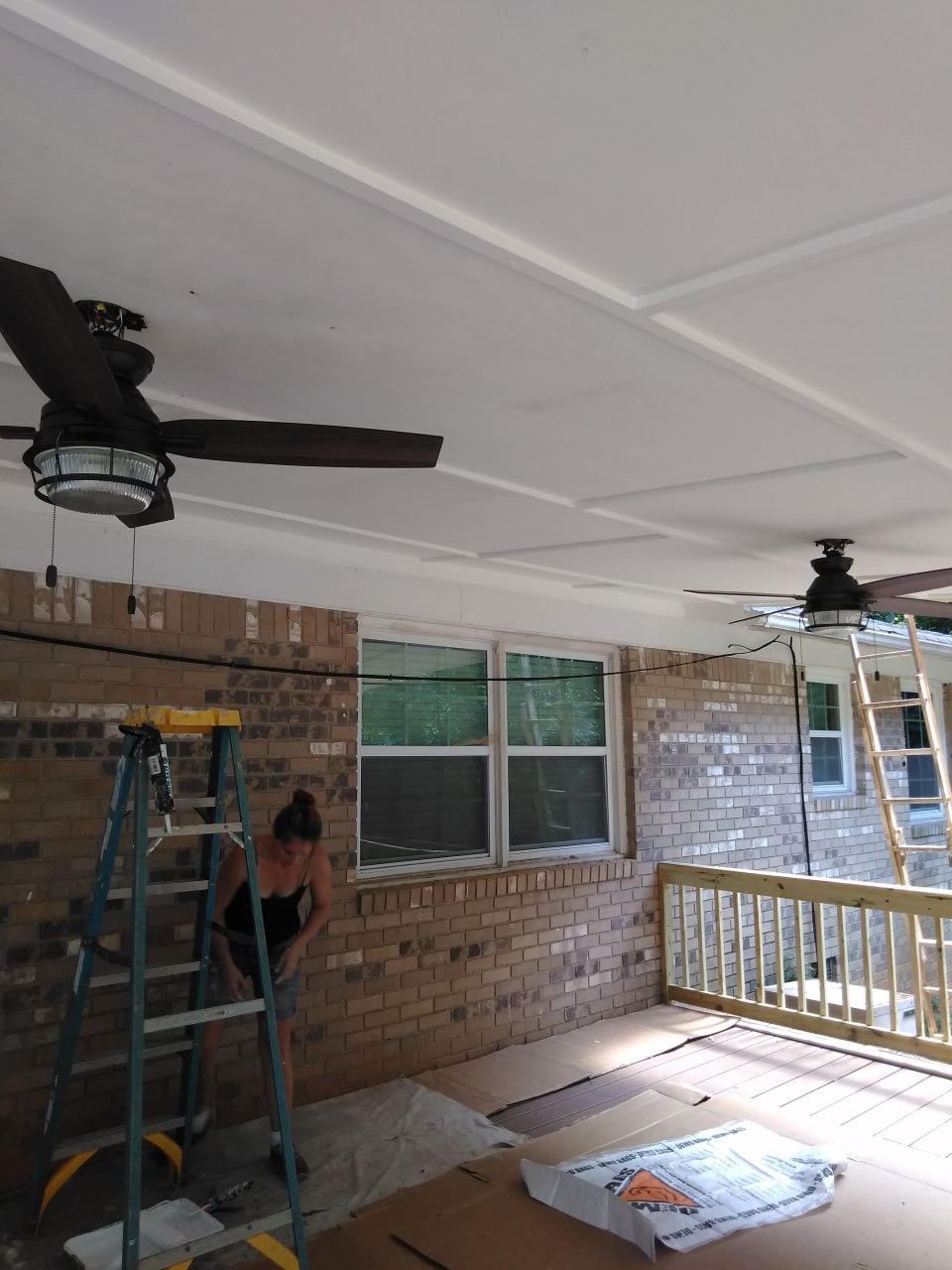 Porch ceiling