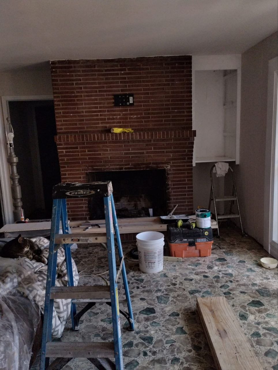 Fireplace paint